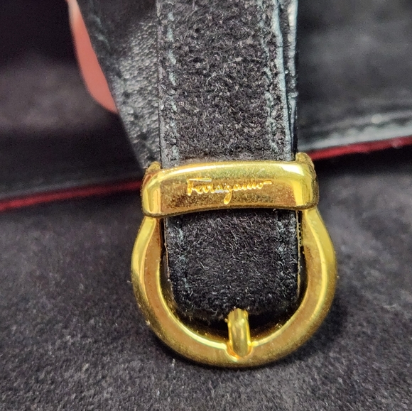 Salvatore Ferragamo black red Vintage Clutch/Crossbody - Picture 5 of 13